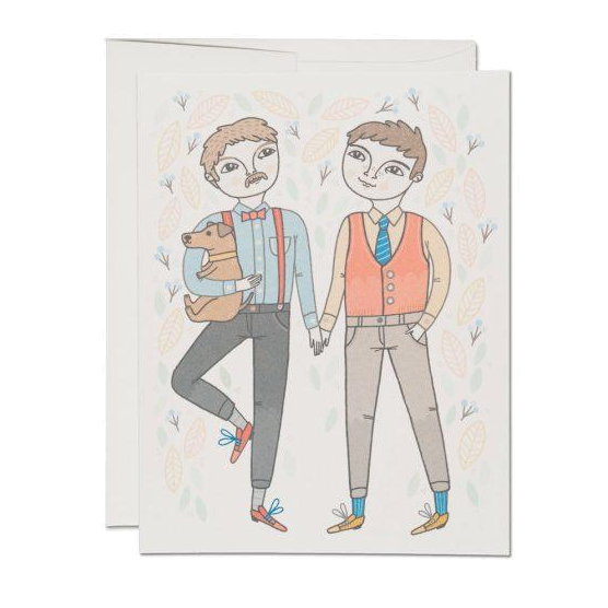Red Cap Cards - Boy Wedding