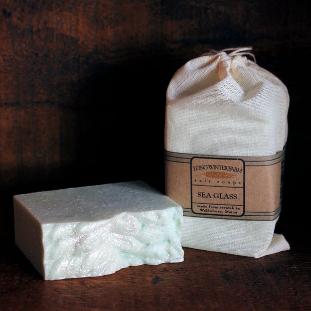 Sea Glass Cold Process Sea Salt Soap